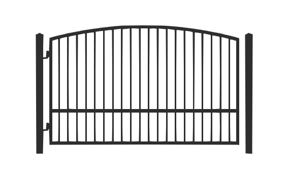 Single Driveway Swing Gate